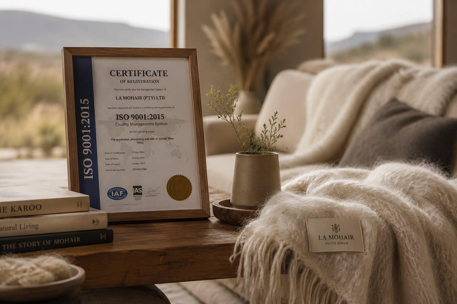 La Mohair Achieves Prestigious ISO Certification A Milestone of Excellence and Dedication